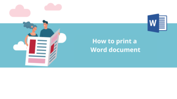 How to print a Word document