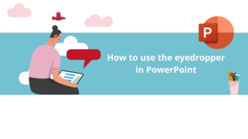 How to use the eyedropper in PowerPoint
