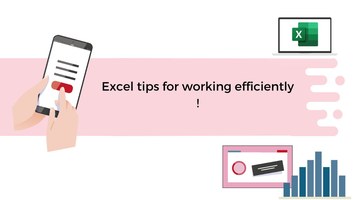 Excel tips for working efficiently