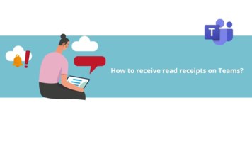 How to receive read receipts on Teams?