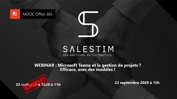 Découvrez le nouveau webinar SalesTim pour la gestion de projet et notre nouveau tutoriel PowerPoint