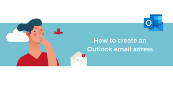 How to create an Outlook email adress