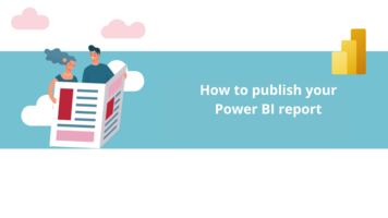 How to publish your Power BI report