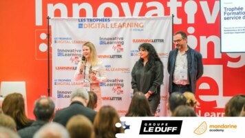 Le Groupe Le Duff et Mandarine Academy récompensés aux Trophées du Digital Learning !