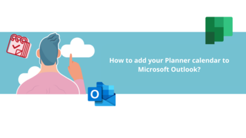 How to add your Planner calendar to Microsoft Outlook?
