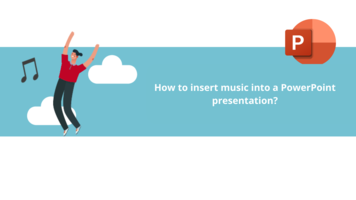 How to insert music into a PowerPoint presentation?